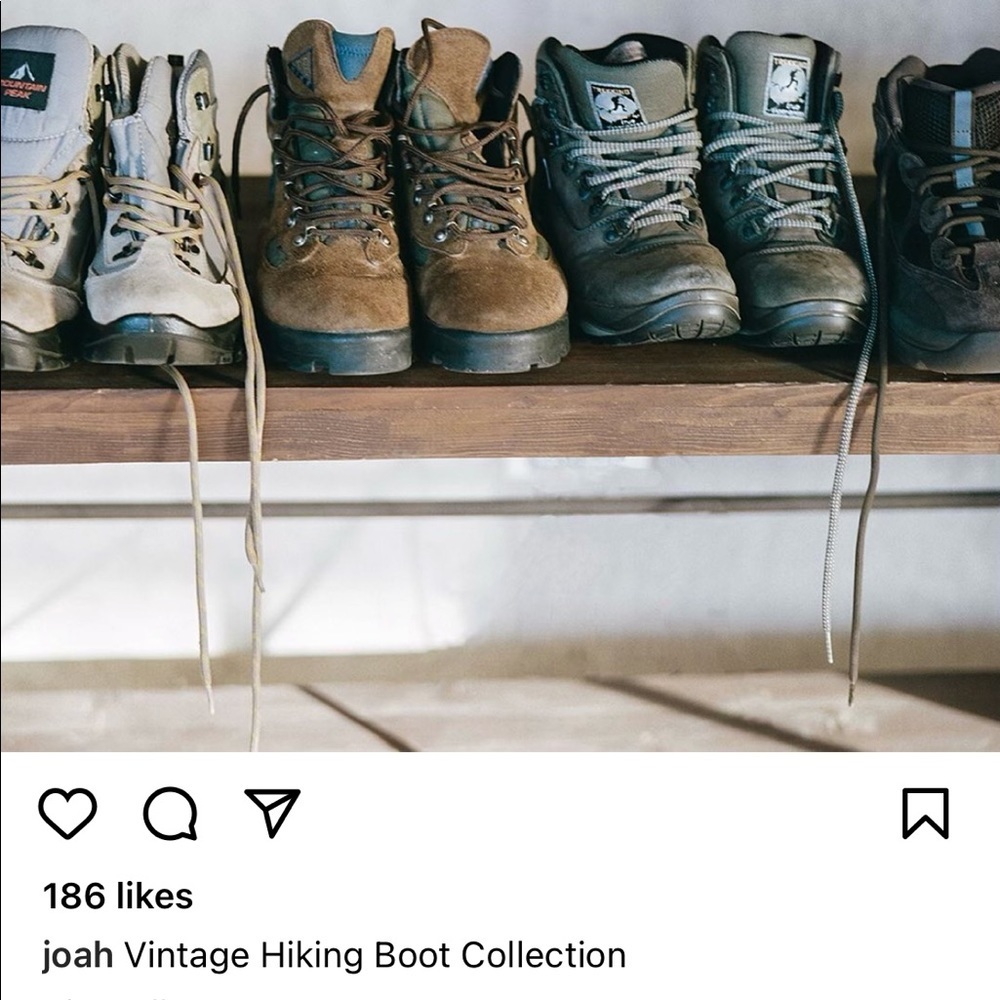 Joah Brown Reebok Vintage Hiking Boots - Size 10